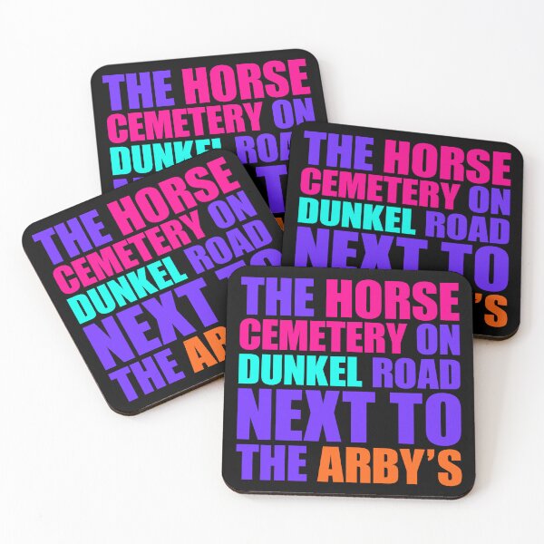 Item preview, The Horse Cemetery on Dunkel Road Retrowave designed and sold by muskitt.