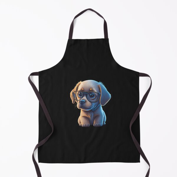 Item preview, Very Cute Labrador Dog with Eyeglasses designed and sold by ChibiArtline.