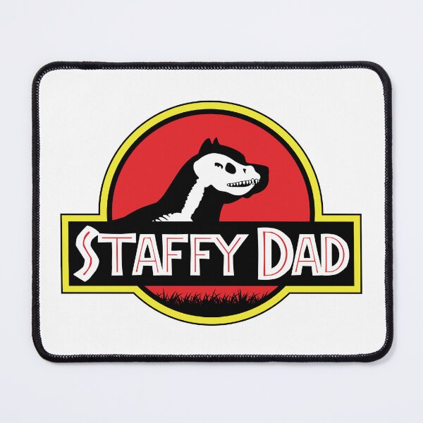 Item preview, (For Bright Background) Jurassic Staffy Dad designed and sold by More Cute Dogs.