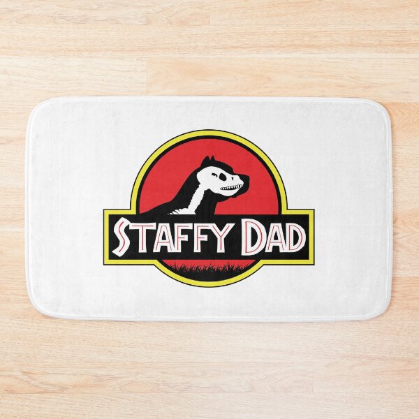 Item preview, (For Bright Background) Jurassic Staffy Dad designed and sold by More Cute Dogs.