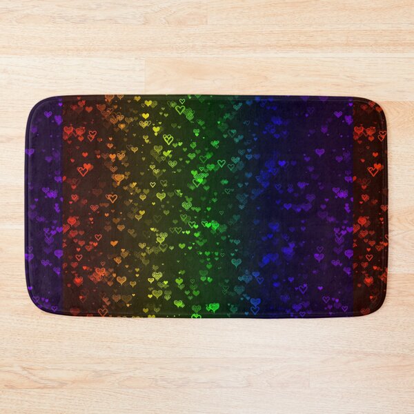Item preview, Rainbow Bokeh Hearts designed and sold by AlwaysHollyJo.