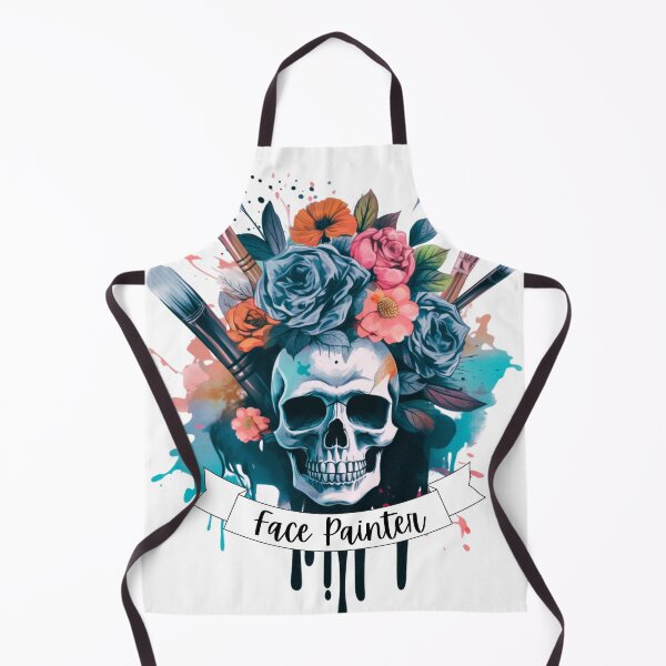Item preview, Flowers and skulls face painter designed and sold by Artistic Cheezwiz.