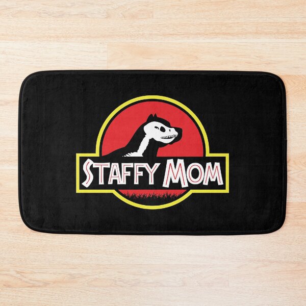 Item preview, (For Dark Background) Jurassic Staffy Mom designed and sold by More Cute Dogs.