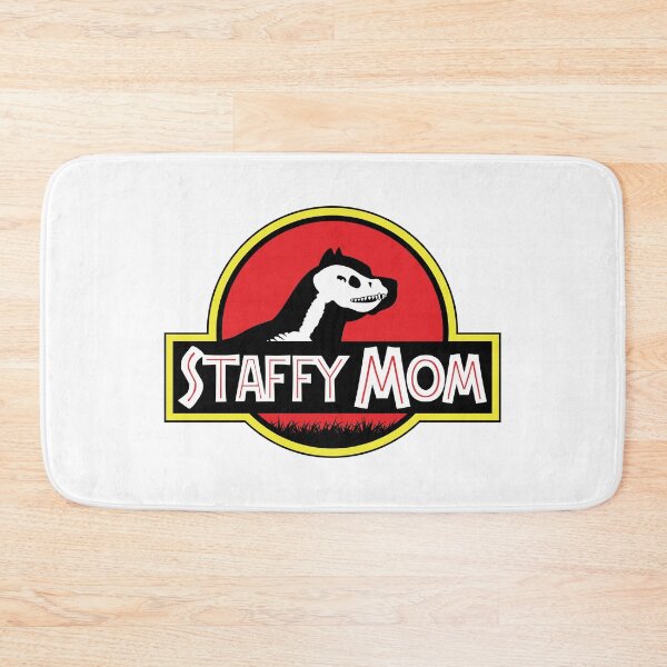 Item preview, (For Bright Background) Jurassic Staffy Mom designed and sold by More Cute Dogs.