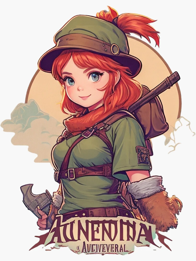 Amanda the adventurer Magnet for Sale by Fundigitalart