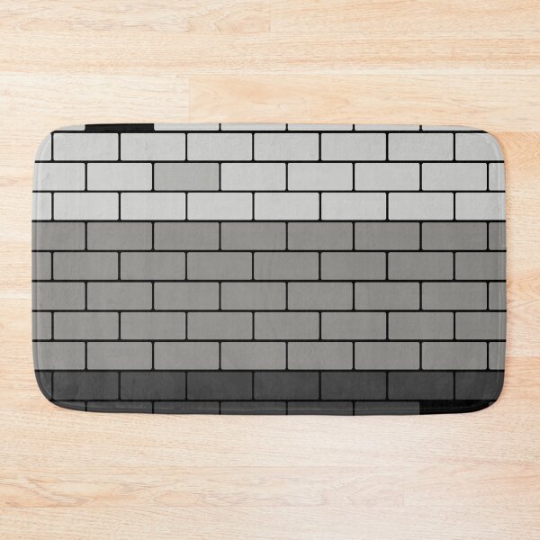 Item preview, Stony Brick wall pattern in grey  designed and sold by Donutlovers.