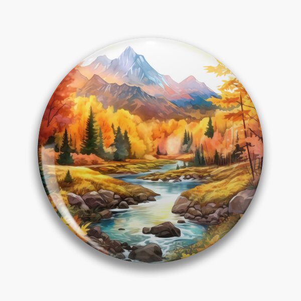 Item preview, Mountain Valley Clipart, Alpine Beauty, Majestic Peaks, Scenic Vista, Valley Serenity, Mountain Escape, Panoramic Views designed and sold by CoolorPaint.