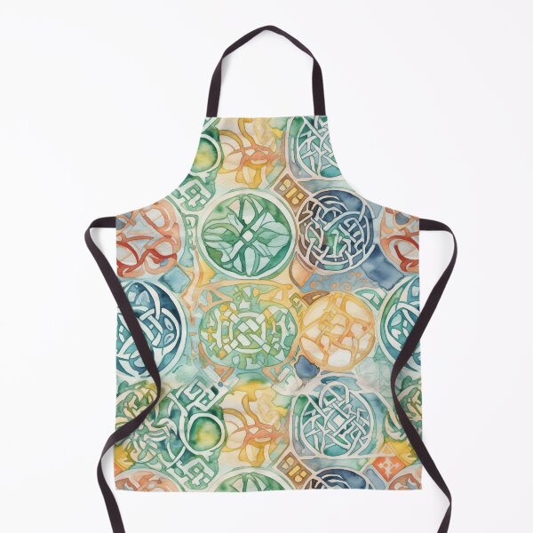 Item preview, "Whispering Knots" - Intricate Celtic Watercolor Pattern in Cooling Hues designed and sold by stateofhuman.