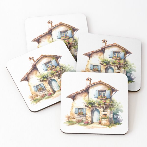 Item preview, Tuscany Cottage Clipart, Rustic Charm, Countryside Retreat, Tuscan Beauty, Idyllic Home, Romantic Hideaway, Italian Serenity designed and sold by CoolorPaint.