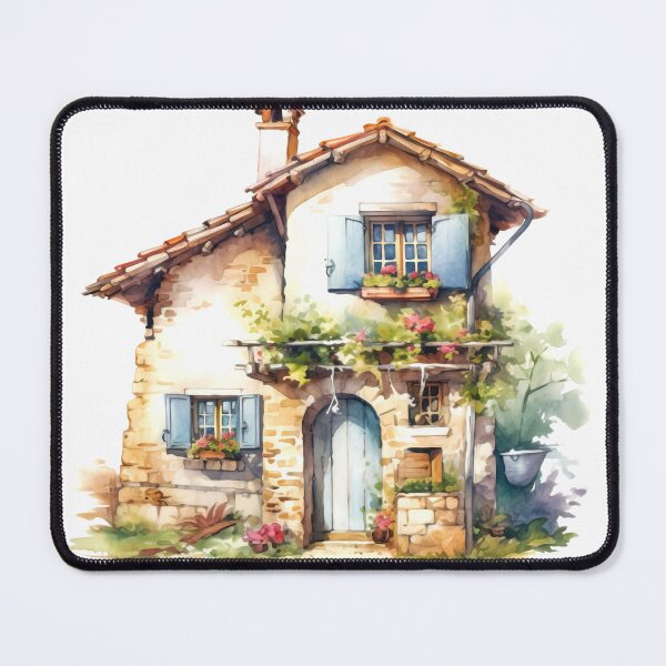 Item preview, Tuscany Cottage Clipart, Rustic Charm, Countryside Retreat, Tuscan Beauty, Idyllic Home, Romantic Hideaway, Italian Serenity designed and sold by CoolorPaint.