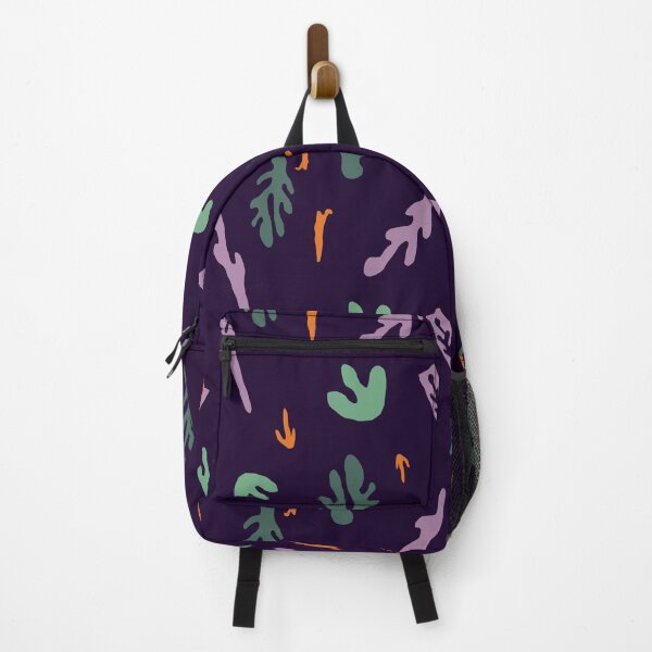 Item preview, Cut out abstract flourish violet seamless pattern designed and sold by Yana Mustafina | Boho Soulful Designs.