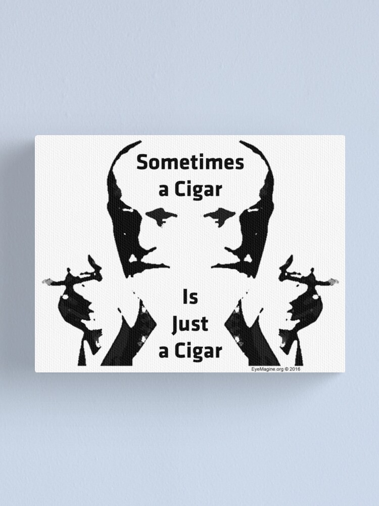 Alternate view of Sometimes a Cigar is Just a Cigar Canvas Print