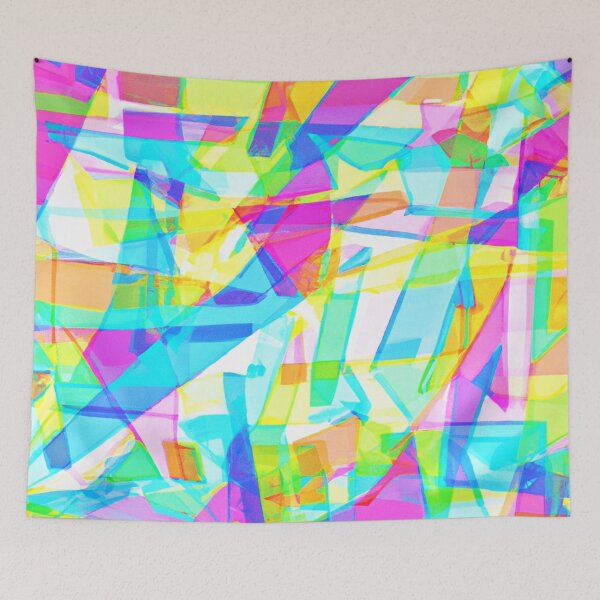 Item preview, Stunning Colors of Geometric Pattern designed and sold by Health And Fitness Posts e-Store.