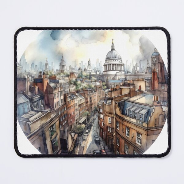 Item preview, London Cityscape Clipart, Urban Landscape, City Lights, Iconic Architecture, Urban Vibes, London Life, Metropolitan View designed and sold by CoolorPaint.