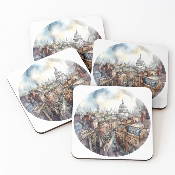 Item preview, London Cityscape Clipart, Urban Landscape, City Lights, Iconic Architecture, Urban Vibes, London Life, Metropolitan View designed and sold by CoolorPaint.