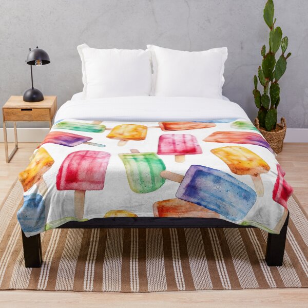 Aperçu de l'œuvre Modèle sans couture de sucettes glacées aquarelle créée et vendue par PatternStudios.