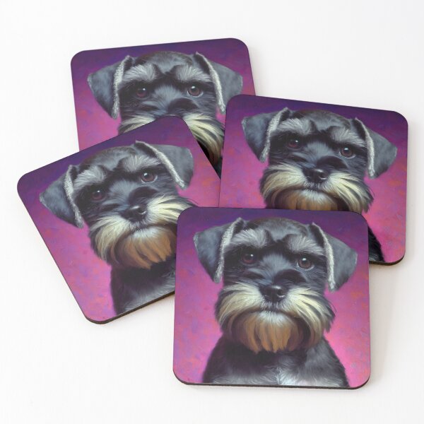 Item preview, Magenta Renaissance: The Elegant Miniature Schnauzer designed and sold by StyleSyndicatio.
