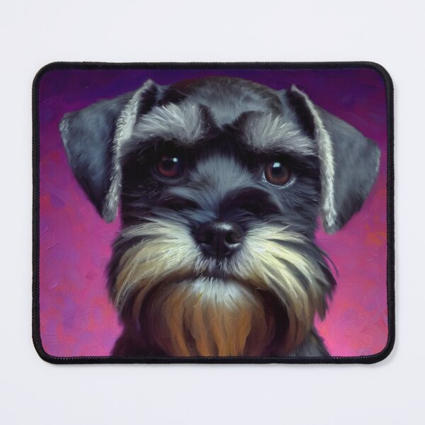 Item preview, Magenta Renaissance: The Elegant Miniature Schnauzer designed and sold by StyleSyndicatio.