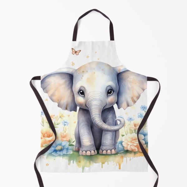 Item preview, Elephant Animal Clipart, Asia Animal, Exotic Fauna Art, Asian Mammal, Eastern Wildlife, Rare Species, Endemic Nature designed and sold by CoolorPaint.
