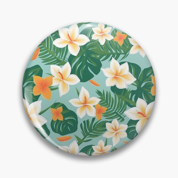 Item preview, Acrylic Pastel Flower Tropical | Hawaiian Aloha Floral Pattern designed and sold by BoredF.