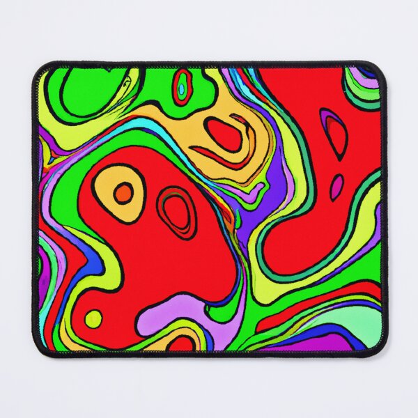 Item preview, Vibrant And Colorful Abstract Pattern Art designed and sold by Health And Fitness Posts e-Store.