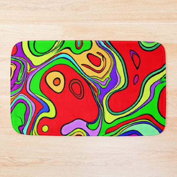 Item preview, Vibrant And Colorful Abstract Pattern Art designed and sold by Health And Fitness Posts e-Store.
