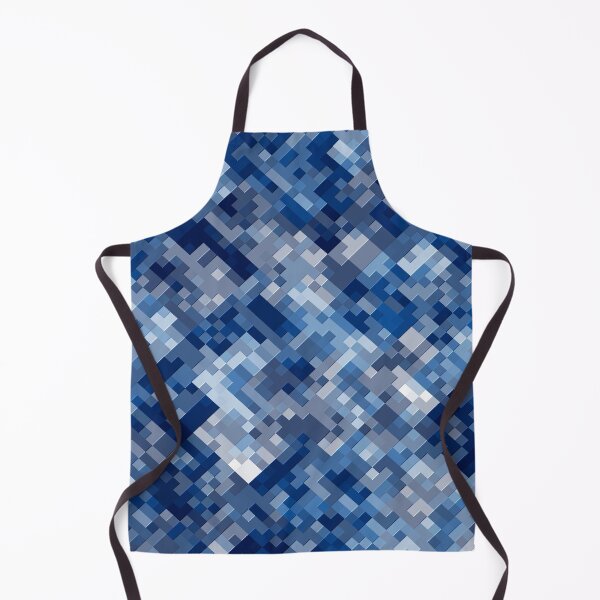 Item preview, Embossed Pixel Pattern in Many Shades of Blue designed and sold by Trevor Hirst.