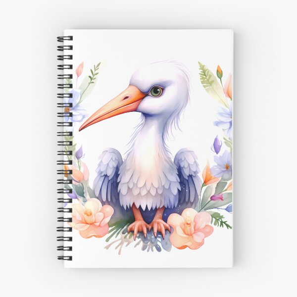 Item preview, Indian Stork Animal Clipart, Asia Animal, Exotic Fauna Art, Asian Mammal, Eastern Wildlife, Rare Species, Endemic Nature designed and sold by CoolorPaint.