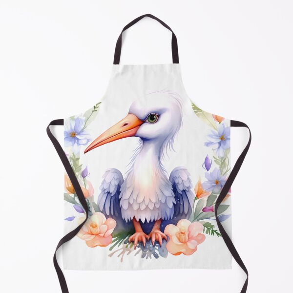 Item preview, Indian Stork Animal Clipart, Asia Animal, Exotic Fauna Art, Asian Mammal, Eastern Wildlife, Rare Species, Endemic Nature designed and sold by CoolorPaint.