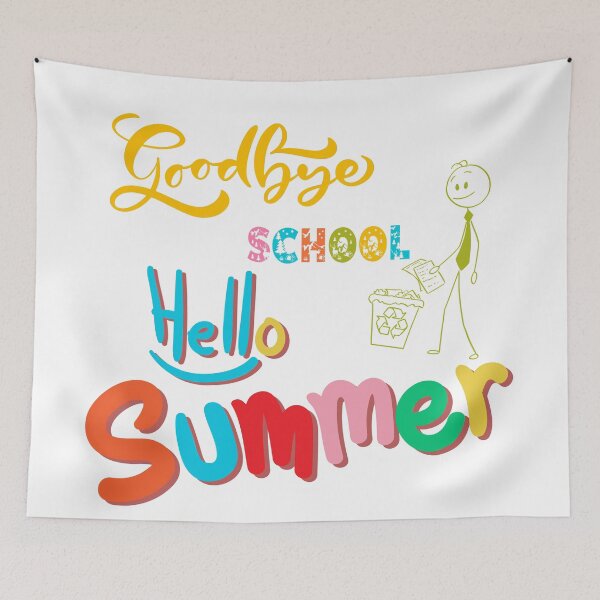 Item preview, Goodbye School Hello Summer designed and sold by vargass street.