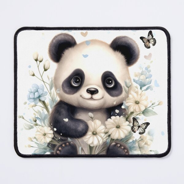 Aperçu de l'œuvre Panda Animal Clipart, Asie Animal, Art de la faune exotique, Mammifère asiatique, Faune orientale, Espèces rares, Nature endémique créée et vendue par CoolorPaint.