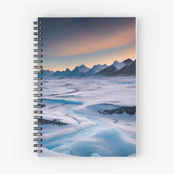 Item preview, Arctic Tundra Landscapes With a Snowy and Icy Terrain, Ai Generated Art designed and sold by AiGens.