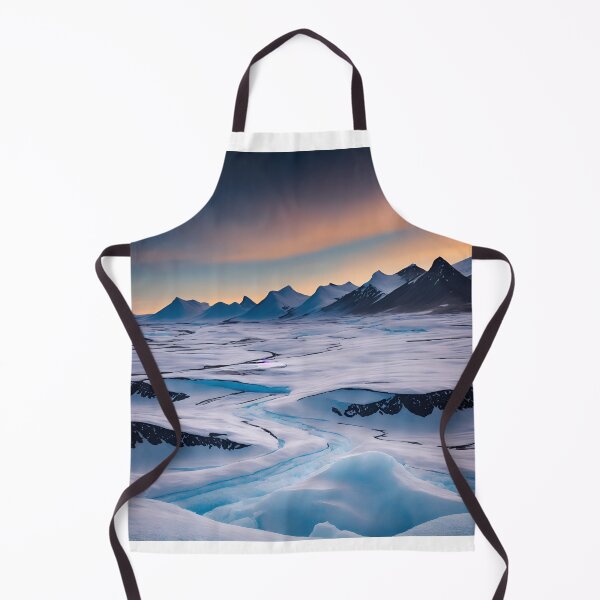 Item preview, Arctic Tundra Landscapes With a Snowy and Icy Terrain, Ai Generated Art designed and sold by AiGens.