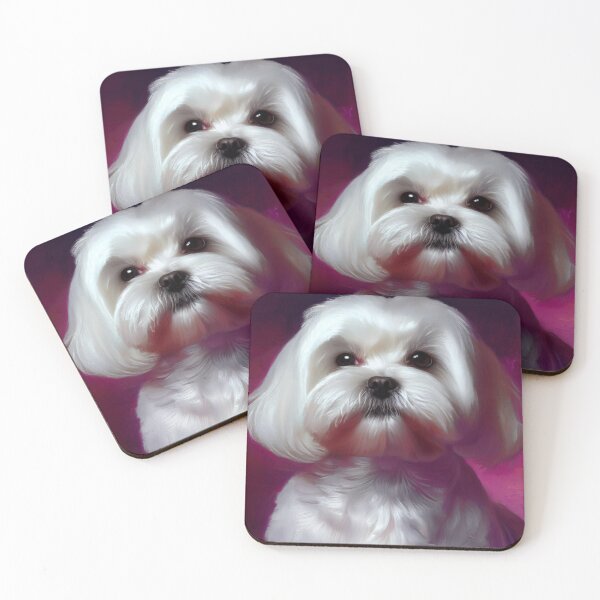 Item preview, Magenta Renaissance: The Dainty Maltese designed and sold by StyleSyndicatio.