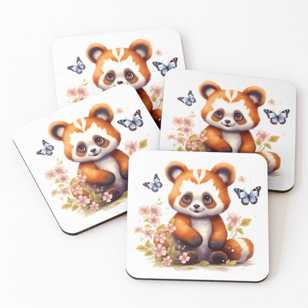 Item preview, Red Panda Animal Clipart, Asia Animal, Exotic Fauna Art, Asian Mammal, Eastern Wildlife, Rare Species, Endemic Nature designed and sold by CoolorPaint.