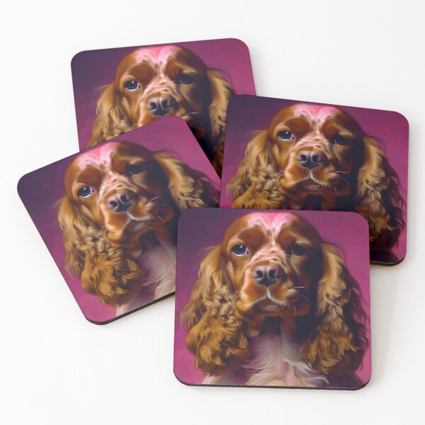 Item preview, Magenta Renaissance: The Alluring Cocker Spaniel designed and sold by StyleSyndicatio.