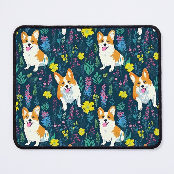 Item preview, Corgi in the garden designed and sold by kirindesign.