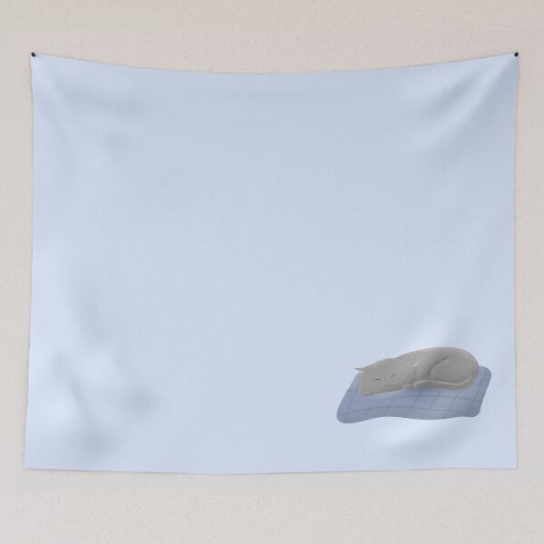 Item preview, Blissful Little Sleeping Cat on a Relaxing Day designed and sold by peteanything.