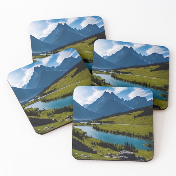 Item preview, Ai Generated Alpine Landscapes With a Pristine Mountain Lake or River in the Foreground, Ai Generated Art designed and sold by AiGens.