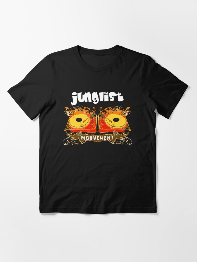 junglist movement t shirt red