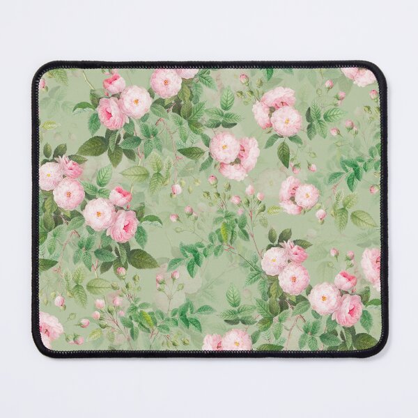 Item preview, The Most Famous Rambler Roses In The World By Redouté Green Botanical Garden Nightgarden designed and sold by UtArt.