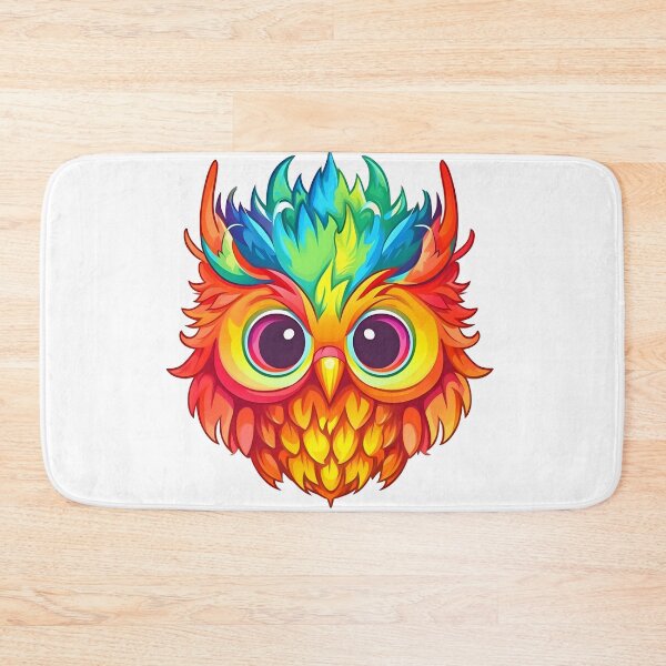 Item preview, Avian Spectrum Cute Owl head designed and sold by aigcx.