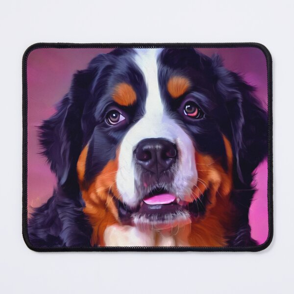 Item preview, Magenta Renaissance: The Majestic Bernese Mountain Dog designed and sold by StyleSyndicatio.