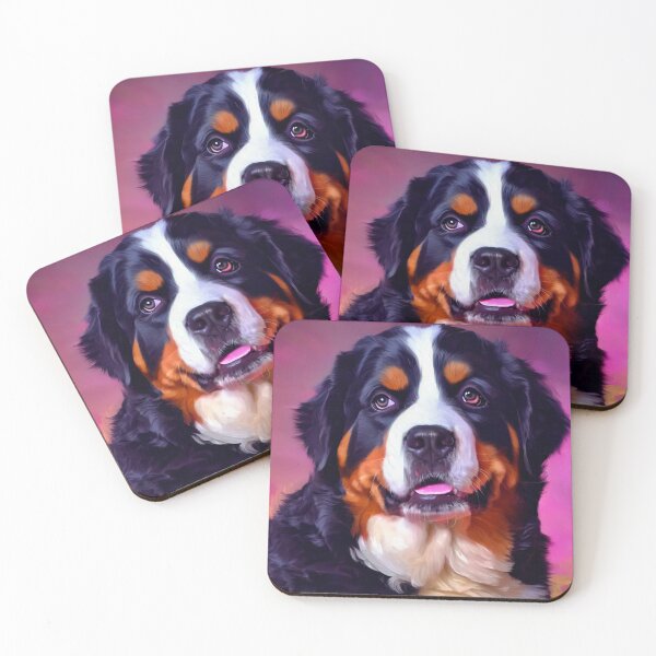Item preview, Magenta Renaissance: The Majestic Bernese Mountain Dog designed and sold by StyleSyndicatio.