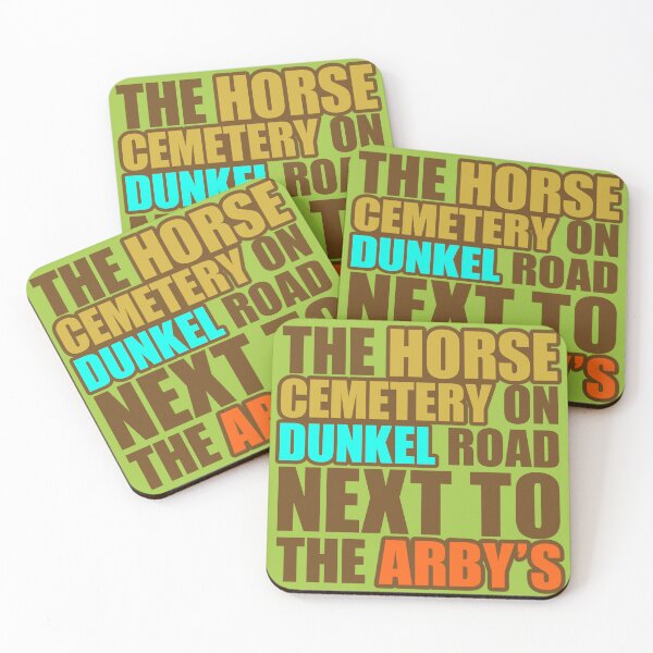 Item preview, The Horse Cemetery on Dunkel Road Retro designed and sold by muskitt.