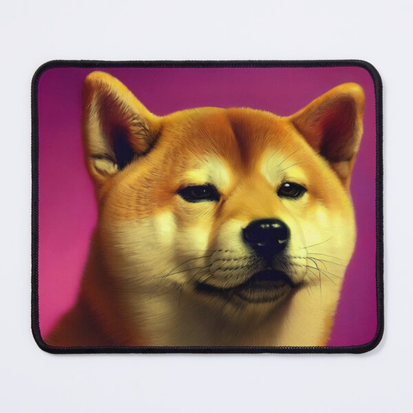 Item preview, Magenta Renaissance: The Serene Shiba Inu designed and sold by StyleSyndicatio.