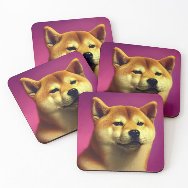 Item preview, Magenta Renaissance: The Serene Shiba Inu designed and sold by StyleSyndicatio.