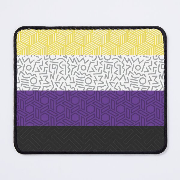 Item preview, Non-binary flag but funky designed and sold by unknown-error.
