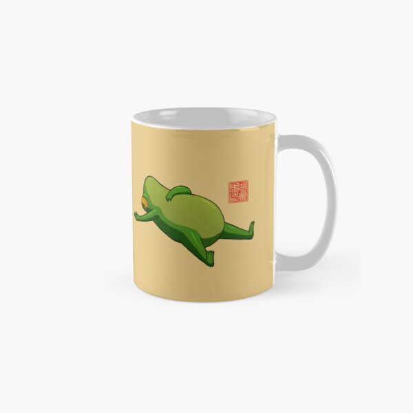 Yoga Frog Cross Legged Pose Coffee Mug for Sale by DingHuArt