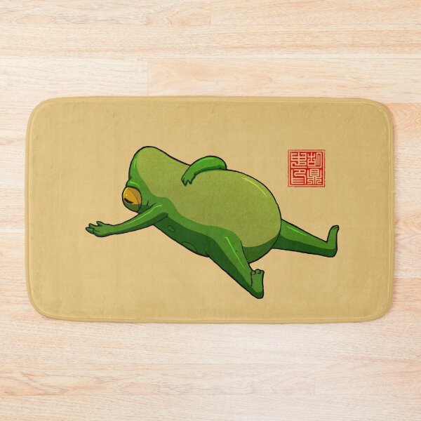 Item preview, Yoga Frog Mood designed and sold by DingHuArt.